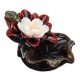 Waterfall Backflow Incense Burner Ceramic Buddhist Censer Holder Home Room Decor