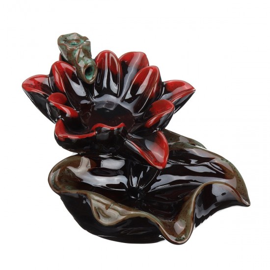 Waterfall Backflow Incense Burner Ceramic Buddhist Censer Holder Home Room Decor Waterfall Backflow Incense Burner Ceramic Buddhist Censer Holder Home Room Decor