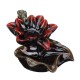 Waterfall Backflow Incense Burner Ceramic Buddhist Censer Holder Home Room Decor