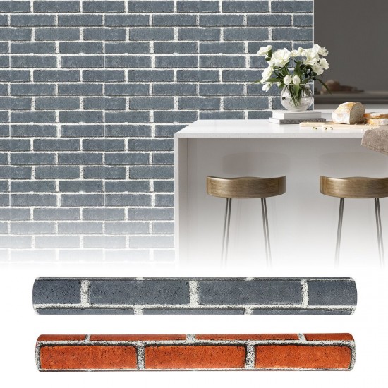 Waterproof 3D Effect Wallpaper Stack Stone Brick Wallpaper Textured Decoration Waterproof 3D Effect Wallpaper Stack Stone Brick Wallpaper Textured Decoration