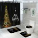 Waterproof Bathroom Shower Curtain Toilet Seat Cover Mat Non-Slip Rug Set Waterproof Bathroom Shower Curtain Toilet Seat Cover Mat Non-Slip Rug Set
