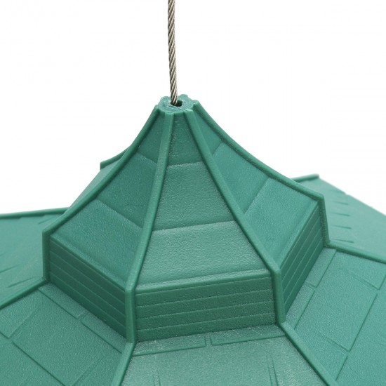 Waterproof Gazebo Hanging Wild Bird Feeder Outdoor Feeding For Garden Decorations Waterproof Gazebo Hanging Wild Bird Feeder Outdoor Feeding For Garden Decorations