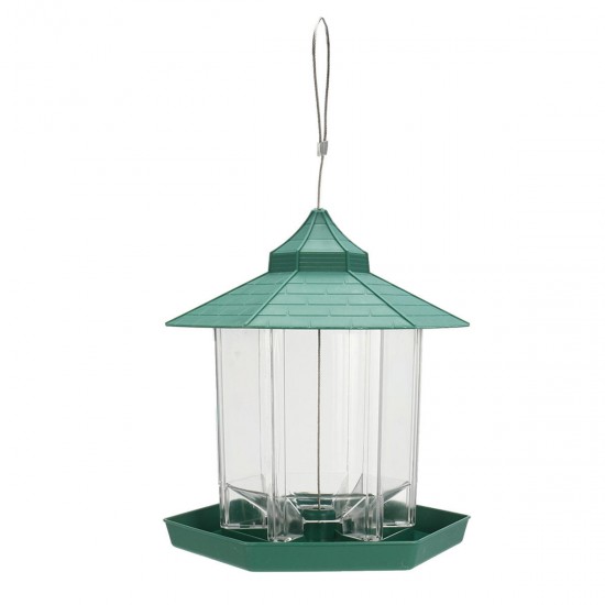 Waterproof Gazebo Hanging Wild Bird Feeder Outdoor Feeding For Garden Decorations Waterproof Gazebo Hanging Wild Bird Feeder Outdoor Feeding For Garden Decorations