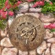 Waterproof Outdoor Indoor Garden Wall Station Clock Thermometer 12 Inch Sun And Moon Waterproof Outdoor Indoor Garden Wall Station Clock Thermometer 12 Inch Sun And Moon