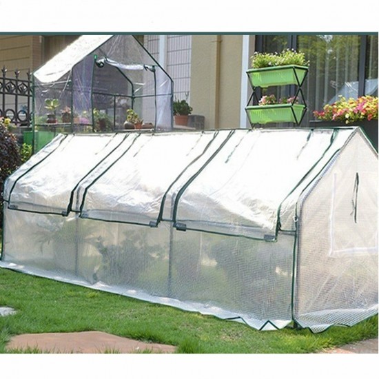 Waterproof Warm Garden Greenhouse Cover Protects 3 Grids Full Package Plants
