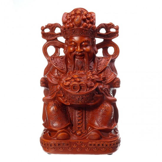 Wealth Gold Plating Statue Wencaishen Feng Shui Ornament Decorations Mascot Bring More Wealth for You Wealth Gold Plating Statue Wencaishen Feng Shui Ornament Decorations Mascot Bring More Wealth for You