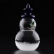 Weather Forecast Barometer Snowman Shape Storm Glass Bottle Desktop Decoration Ornament Gift