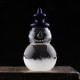 Weather Forecast Barometer Snowman Shape Storm Glass Bottle Desktop Decoration Ornament Gift