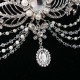 Wedding Headband Hair Accessories Queen Crown Bridal Tiara Crystal Pear