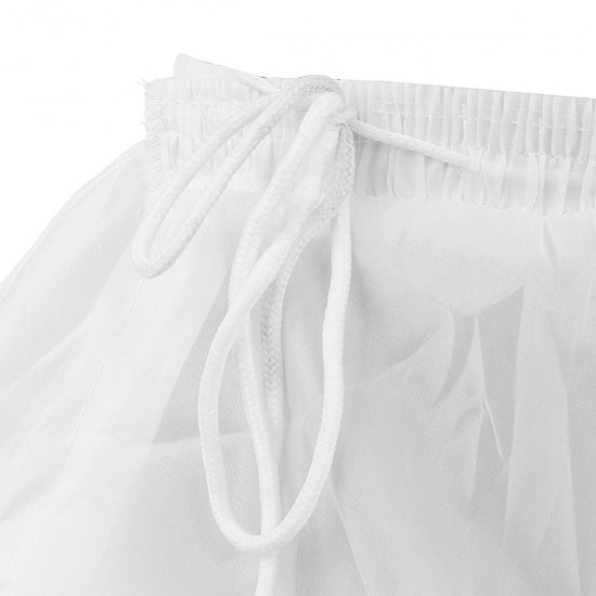 Wedding Hoop Hoopless Crinoline Petticoat Underskirt Dress Crinoline Slip Skirt Decorations