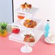 White Square Cupcake Rack Wedding Decorations Cake Christmas Display Lace Stands