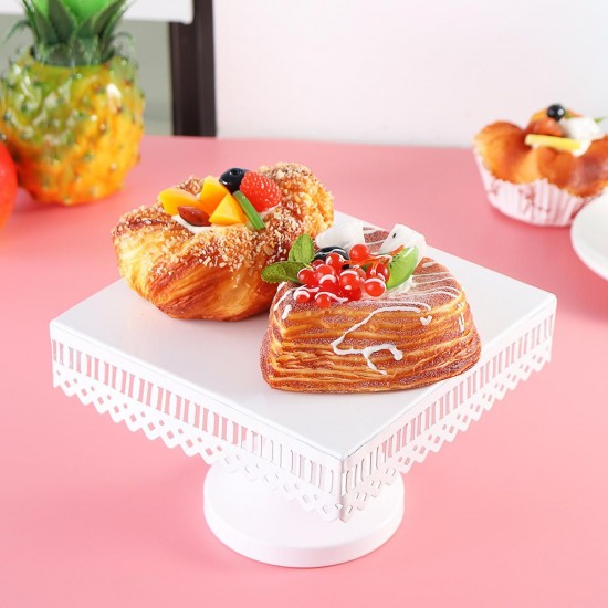 White Square Cupcake Rack Wedding Decorations Cake Christmas Display Lace Stands White Square Cupcake Rack Wedding Decorations Cake Christmas Display Lace Stands