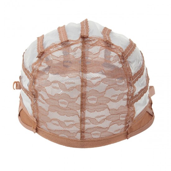 Wig Cap Making Elastic Breathable Lace Mesh Net Weaving Cap Adjustable Head Cap Wig Cap Making Elastic Breathable Lace Mesh Net Weaving Cap Adjustable Head Cap
