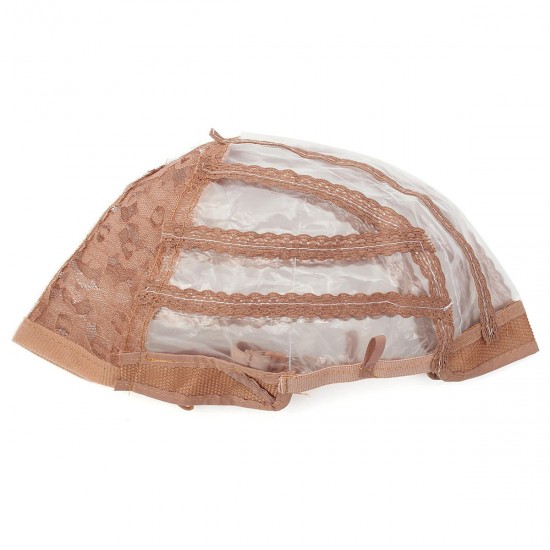 Wig Cap Making Elastic Breathable Lace Mesh Net Weaving Cap Adjustable Head Cap Wig Cap Making Elastic Breathable Lace Mesh Net Weaving Cap Adjustable Head Cap