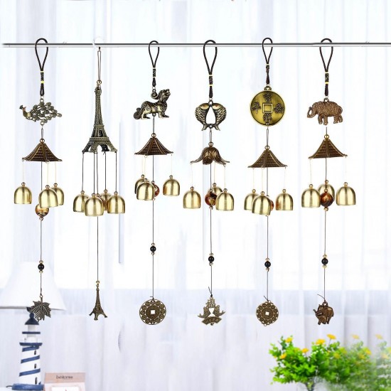 Wind Chimes Bells Lucky Fish Elephant Garden Outdoor Windows Hanging Ornament Decorations Wind Chimes Bells Lucky Fish Elephant Garden Outdoor Windows Hanging Ornament Decorations