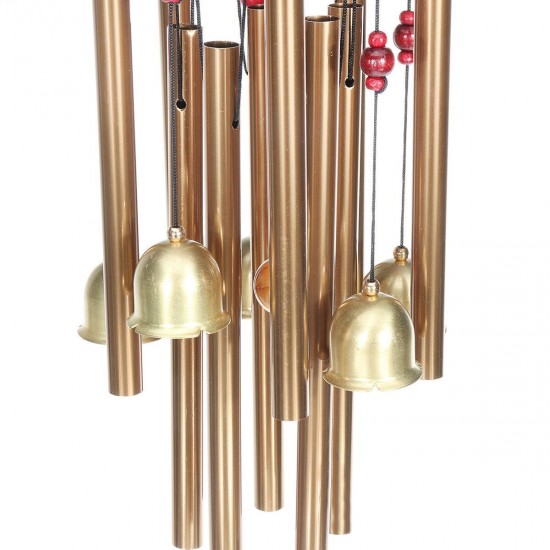 Wind Chimes Large Tone Resonant Bell 10 Tubes Chapel Church Garden Decor 33'' Wind Chimes Large Tone Resonant Bell 10 Tubes Chapel Church Garden Decor 33''