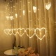 Window Curtain LED String Lights Christmas Led Wedding Valentine Day Party Fairy Decorations Window Curtain LED String Lights Christmas Led Wedding Valentine Day Party Fairy Decorations