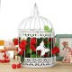 Wishing Well Bird Cage Wedding White Birdcage Cards Round Box Decorations Ornaments