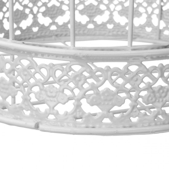 Wishing Well Bird Cage Wedding White Birdcage Cards Round Box Decorations Ornaments