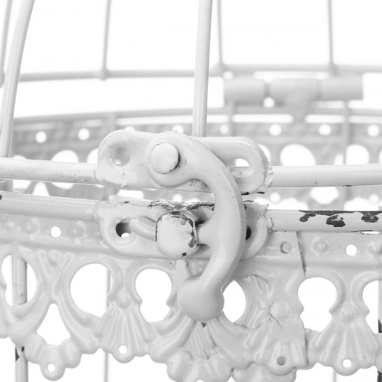 Wishing Well Bird Cage Wedding White Birdcage Cards Round Box Decorations Ornaments Wishing Well Bird Cage Wedding White Birdcage Cards Round Box Decorations Ornaments