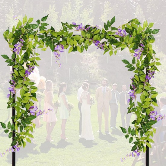 Wisteria Garland Artificial Flowers Bunch Wedding Home Hanging Ivy Decorations 2m Wisteria Garland Artificial Flowers Bunch Wedding Home Hanging Ivy Decorations 2m