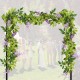 Wisteria Garland Artificial Flowers Bunch Wedding Home Hanging Ivy Decorations 2m Wisteria Garland Artificial Flowers Bunch Wedding Home Hanging Ivy Decorations 2m