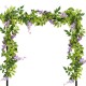 Wisteria Garland Artificial Flowers Bunch Wedding Home Hanging Ivy Decorations 2m Wisteria Garland Artificial Flowers Bunch Wedding Home Hanging Ivy Decorations 2m