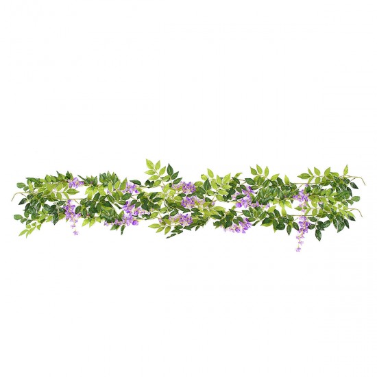 Wisteria Garland Artificial Flowers Bunch Wedding Home Hanging Ivy Decorations 2m Wisteria Garland Artificial Flowers Bunch Wedding Home Hanging Ivy Decorations 2m