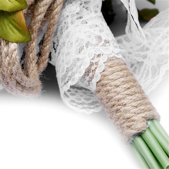 Women Bridal Bouquet Artificial Flower Rose Accessories Bridesmaid Wedding Favors Decor Women Bridal Bouquet Artificial Flower Rose Accessories Bridesmaid Wedding Favors Decor