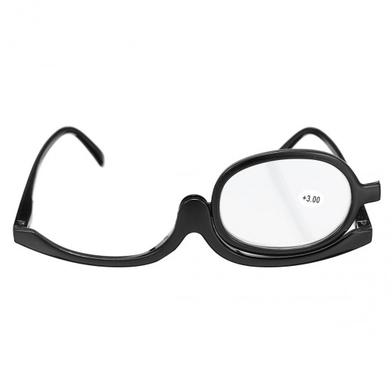 Women Makeup Magnifying Reading Glasses Flip Lens Make Up Eye Glasses +1.00 ~ +4.00 Women Makeup Magnifying Reading Glasses Flip Lens Make Up Eye Glasses +1.00 ~ +4.00