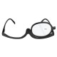 Women Makeup Magnifying Reading Glasses Flip Lens Make Up Eye Glasses +1.00 ~ +4.00