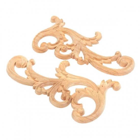Wood Carved Corner European Style Floral Applique Carving Frame Cabinet Wood Carved Corner European Style Floral Applique Carving Frame Cabinet