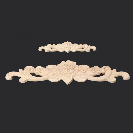 Wood Carved Corner Onlay Applique for Furniture Wall Home Decor Craft Wood Carved Corner Onlay Applique for Furniture Wall Home Decor Craft