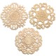 Wood Carved Onlay Applique Unpainted Flower Pattern Furniture Frame Door Decor 15cm Wood Carved Onlay Applique Unpainted Flower Pattern Furniture Frame Door Decor 15cm