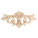 Wood Carving Applique Unpainted Flower Applique Wood Carving Decal for Furniture Cabinet 22x10cm Wood Carving Applique Unpainted Flower Applique Wood Carving Decal for Furniture Cabinet 22x10cm