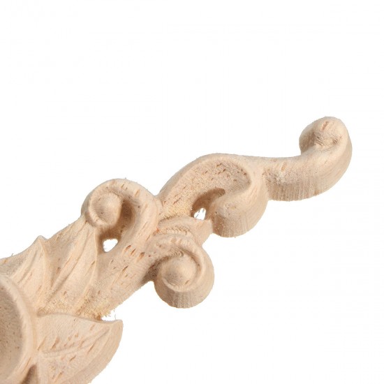 Wood Carving Applique Unpainted Flower Applique Wood Carving Decal for Furniture Cabinet 8x8cm Wood Carving Applique Unpainted Flower Applique Wood Carving Decal for Furniture Cabinet 8x8cm