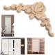 Wood Carving Applique Unpainted Flower Applique Wood Carving Decal for Furniture Cabinet 8x8cm Wood Carving Applique Unpainted Flower Applique Wood Carving Decal for Furniture Cabinet 8x8cm