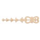 Wood Carving Applique Unpainted Flower Onlay Decal Furniture Cabinet Door Decor 36x7cm Wood Carving Applique Unpainted Flower Onlay Decal Furniture Cabinet Door Decor 36x7cm