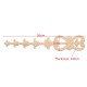 Wood Carving Applique Unpainted Flower Onlay Decal Furniture Cabinet Door Decor 36x7cm Wood Carving Applique Unpainted Flower Onlay Decal Furniture Cabinet Door Decor 36x7cm