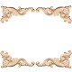 Wood Carving Decal Corner Frame Wall Door Decoration for Home Furniture Wood Carving Decal Corner Frame Wall Door Decoration for Home Furniture