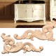 Wood Carving Decal Corner Frame Wall Door Decoration for Home Furniture