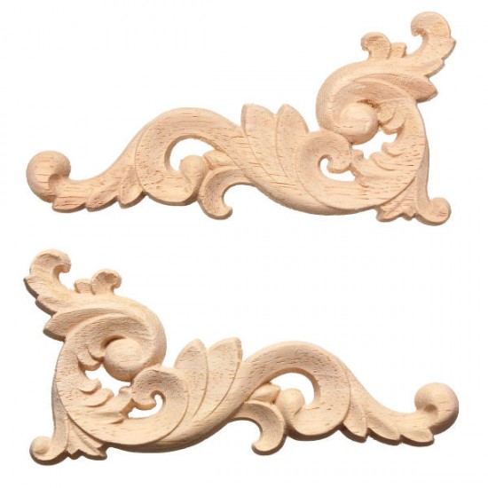 Wood Carving Decal Corner Frame Wall Door Decoration for Home Furniture Wood Carving Decal Corner Frame Wall Door Decoration for Home Furniture