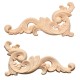 Wood Carving Decal Corner Frame Wall Door Decoration for Home Furniture Wood Carving Decal Corner Frame Wall Door Decoration for Home Furniture