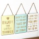 Wood Plaque Board Hanging Sign Shop Home Decoration Gift 20x30x1cm