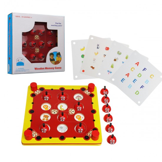 Wood Puzzles Memory Matching Game Educational Toys Board Games For Children Kids Wood Puzzles Memory Matching Game Educational Toys Board Games For Children Kids