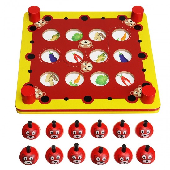 Wood Puzzles Memory Matching Game Educational Toys Board Games For Children Kids Wood Puzzles Memory Matching Game Educational Toys Board Games For Children Kids