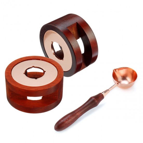 Wood Wax Seal Stamp Melting Spoon Stamp Warmer Melting Furnace Stove Pot Decorations Wood Wax Seal Stamp Melting Spoon Stamp Warmer Melting Furnace Stove Pot Decorations