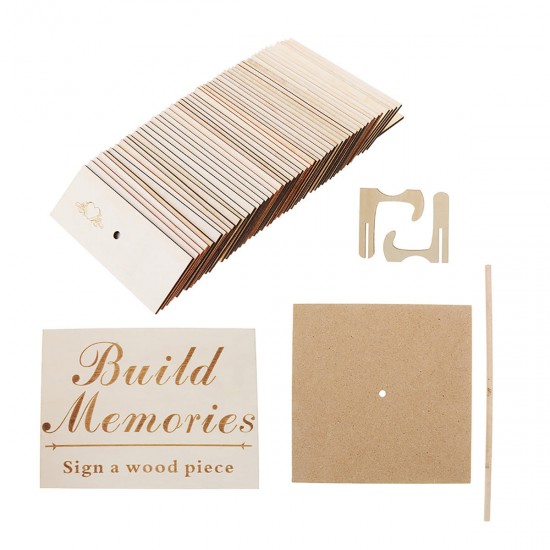 Wood Wedding Guest Signature Sign Board Sheet Set Scrapb Book Wooden Album Birthday Party Craft Wood Wedding Guest Signature Sign Board Sheet Set Scrapb Book Wooden Album Birthday Party Craft
