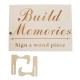 Wood Wedding Guest Signature Sign Board Sheet Set Scrapb Book Wooden Album Birthday Party Craft Wood Wedding Guest Signature Sign Board Sheet Set Scrapb Book Wooden Album Birthday Party Craft