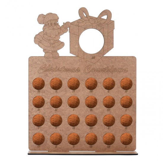 Wooden Advent Calendar Christmas Tree 24 Chocolates Stand Rack Home Decorations Wooden Advent Calendar Christmas Tree 24 Chocolates Stand Rack Home Decorations